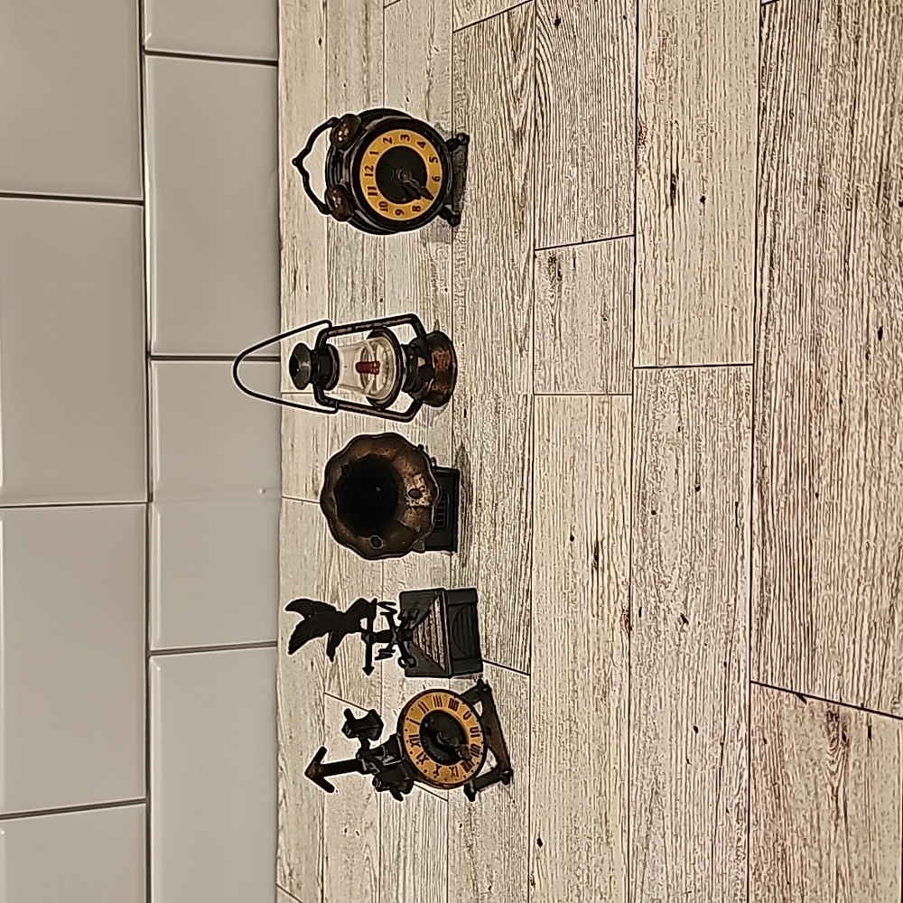 1970s durham metal miniature toys set of 5